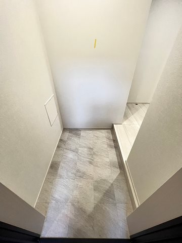 玄関　収納もある玄関です