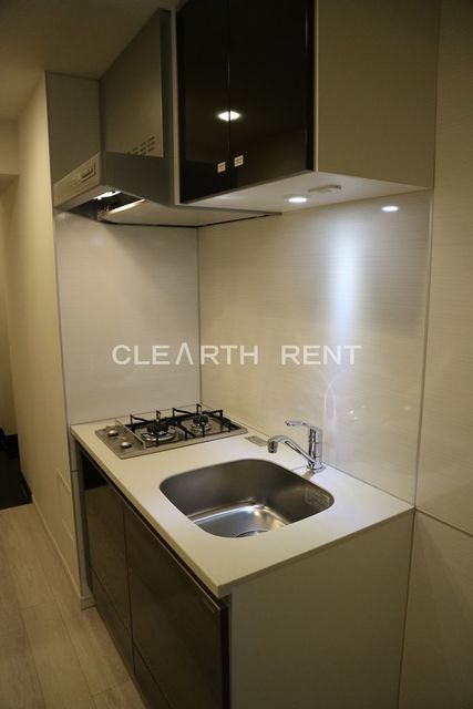 キッチン　広々シンクのシステムキッチン