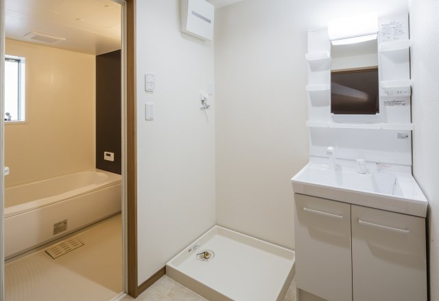 洗面設備　写真はイメージです。色仕様は現況優先となります。