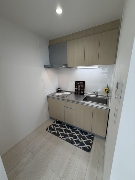 キッチン　2口コンロ付のシステムキッチンです♪