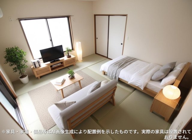 その他部屋・スペース　※家具・家電・備品等はＡＩ画像生成により配置礼を示したもので