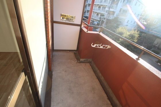 バルコニー　※別部屋のお写真です