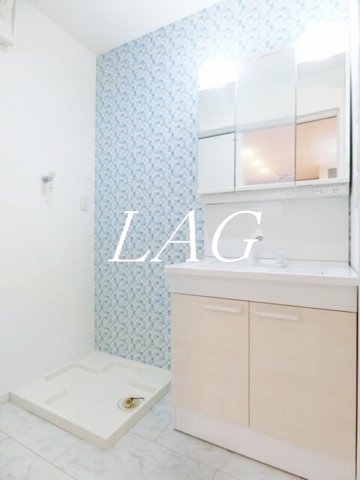 洗面設備　洗面台です。