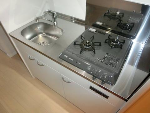 キッチン　２口ガスコンロ付