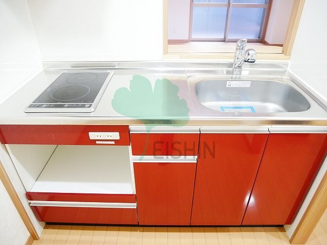 キッチン　シンプルな清潔感のあるキッチンです！