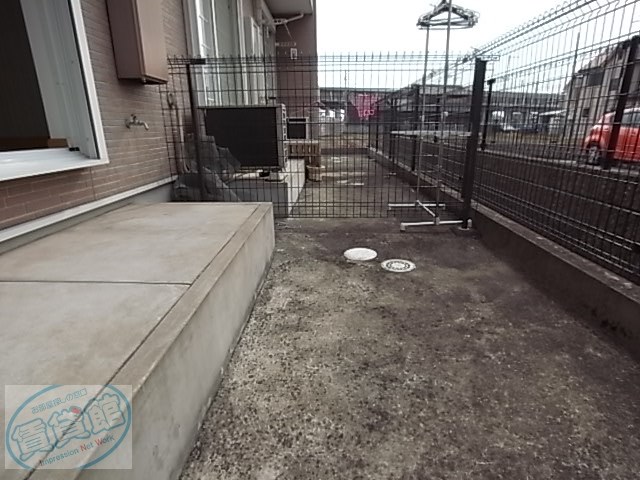 バルコニー　収納部分。