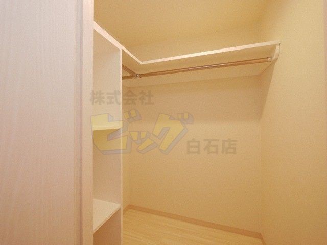 収納　広々ウォークインクローゼット完備しています♪