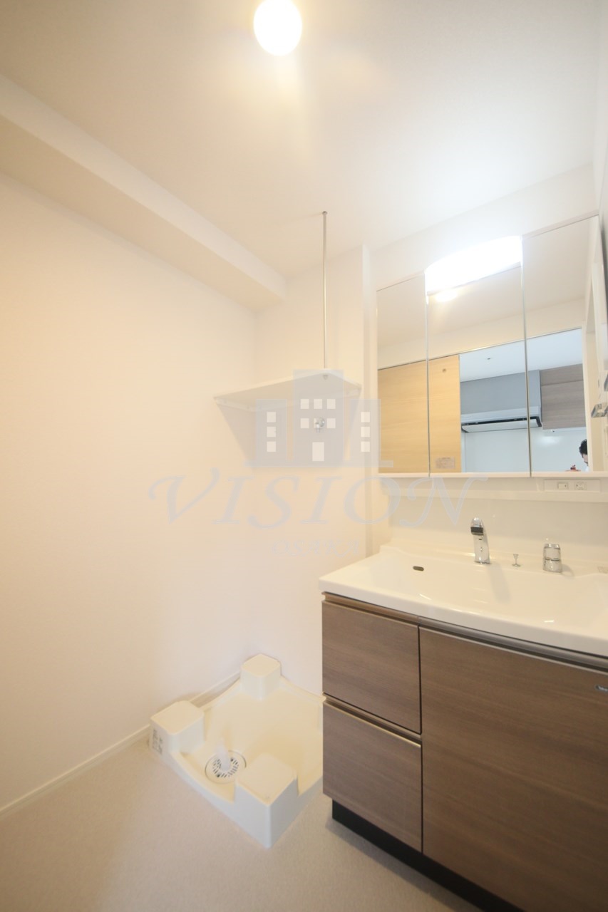 洗面設備　室内写真は別室のものです