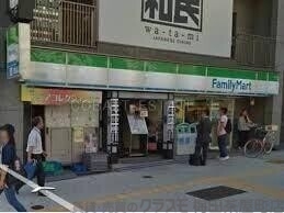 コンビニ　ファミリーマート谷町一丁目店（コンビニ）まで408m