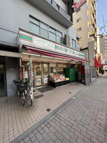 コンビニ　ローソンストア100 業平店（コンビニ）まで135m