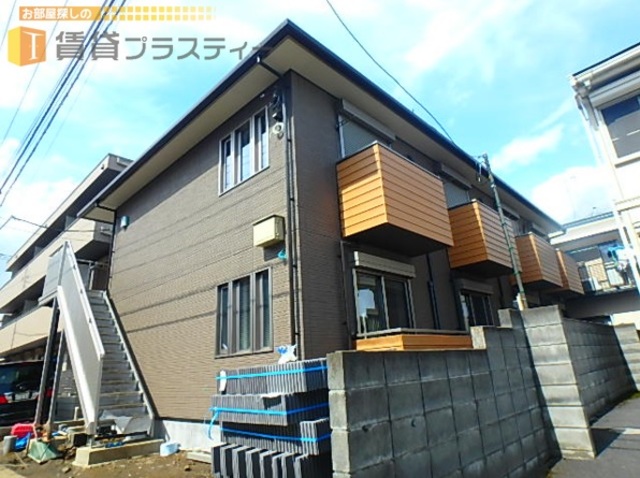建物外観　パナホームさん施工のアパート。利便性と住環境どちらもグッドで