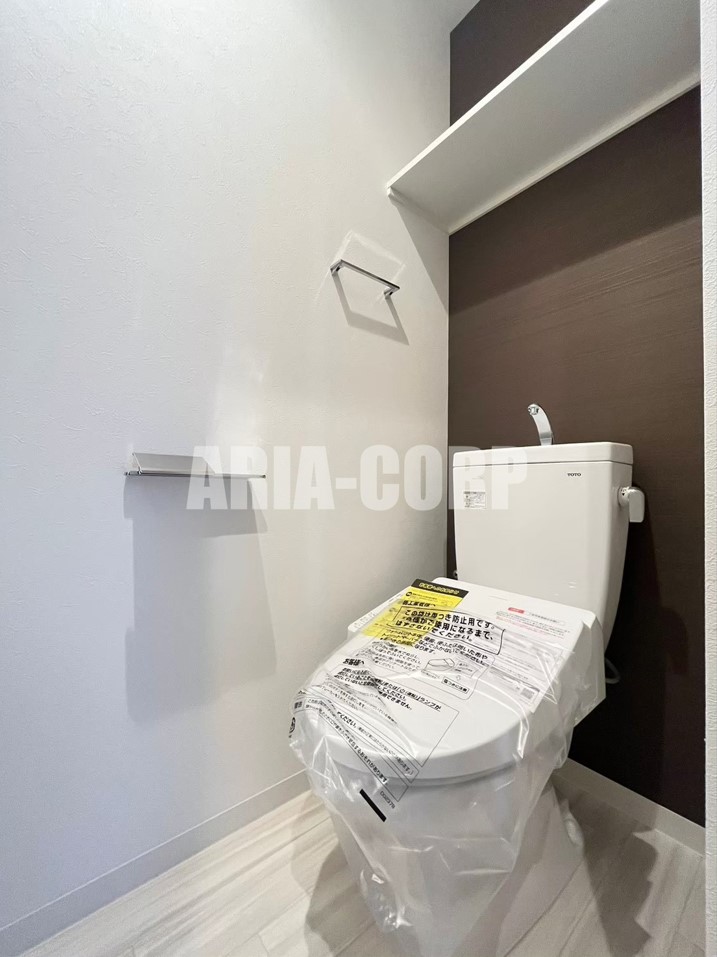 トイレ　清潔感のあるウォシュレット対応のWC♪