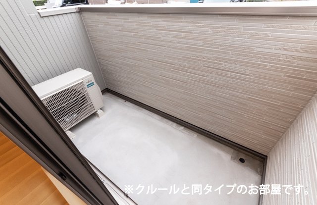 バルコニー　広々としたバルコニーです