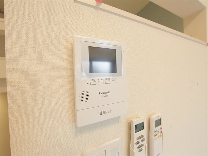 セキュリティ　TVモニター付インターホン完備