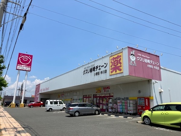 ドラックストア　クスリ岩崎チェーン小野田中川店（ドラッグストア）まで659m