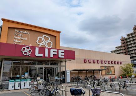 スーパー　ライフ奥戸街道店（スーパー）まで350m