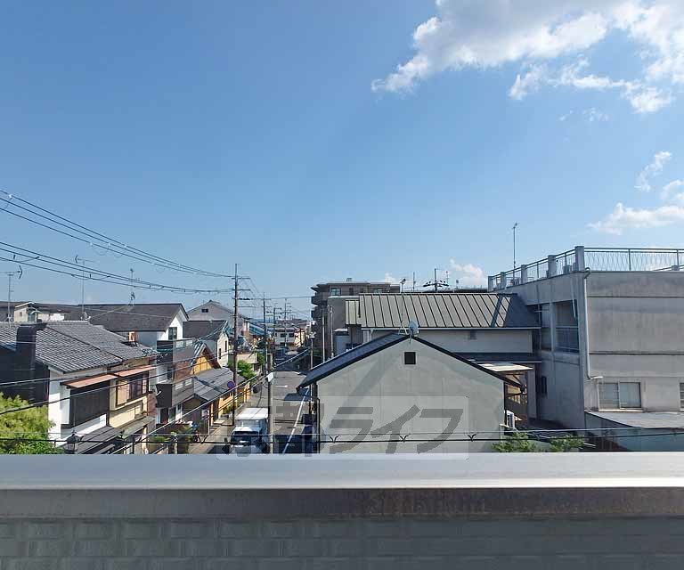 眺望　バルコニーから見た景色です。