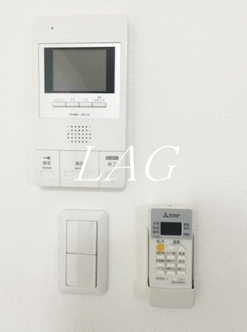 セキュリティ　モニター付きインターホンです。