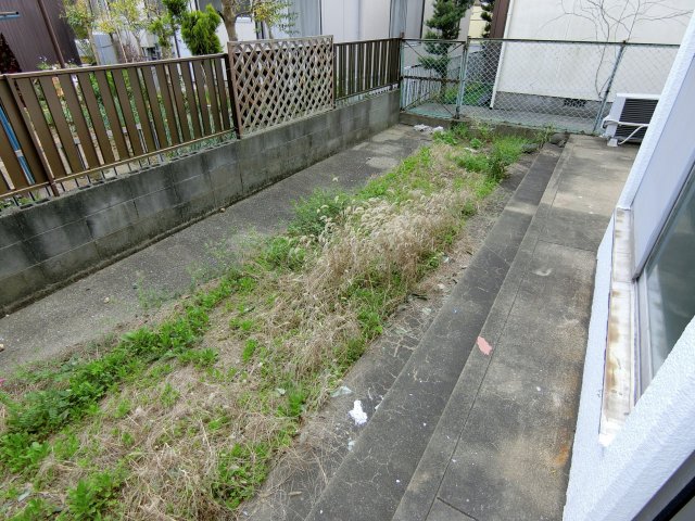 庭　お庭の付いた物件です