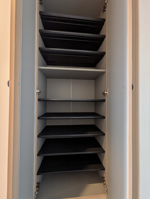 収納　シューズボックス※現在建築中　３０３号室モデルルームの写真で