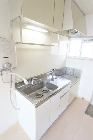 キッチン　二口コンロ設置可能のキッチン