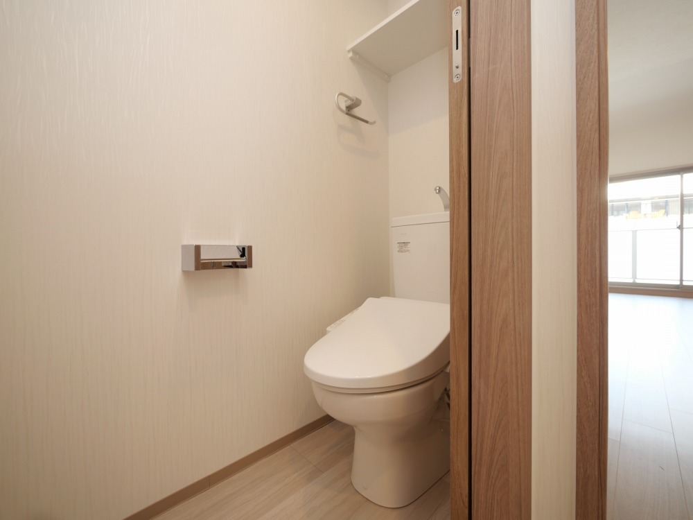トイレ　ゆったりとした空間のトイレです