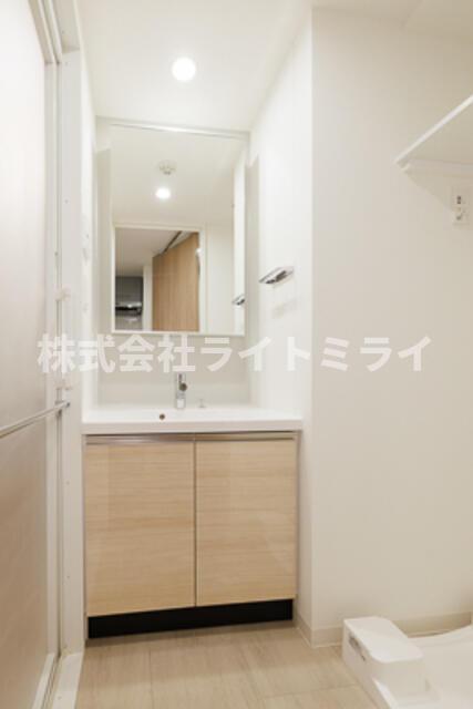 洗面設備　※写真は同タイプ住戸です。?