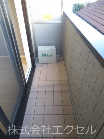 バルコニー　風通しの良いバルコニーです。