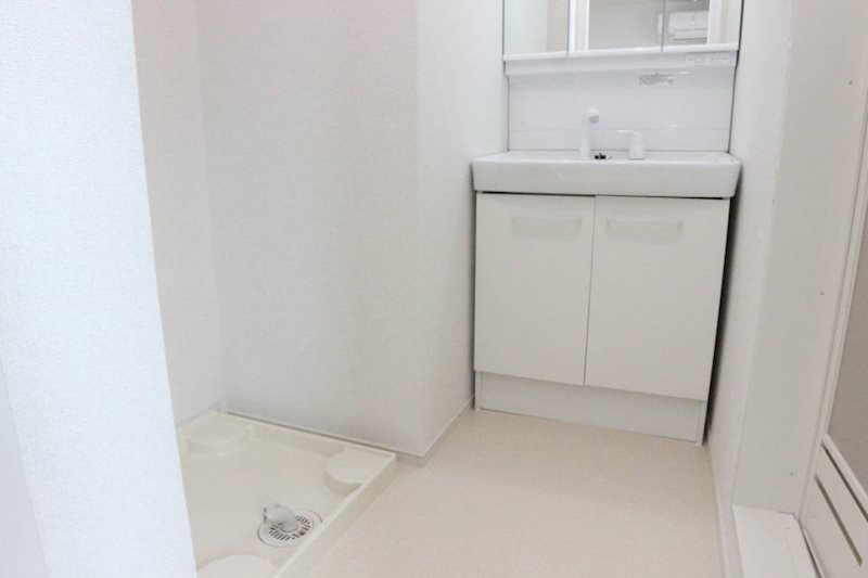 洗面設備　※別のお部屋の写真です。