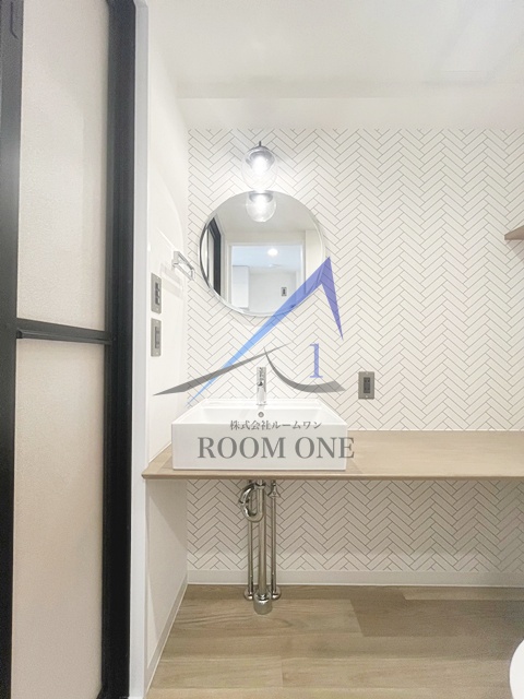 洗面設備　洗面台です。