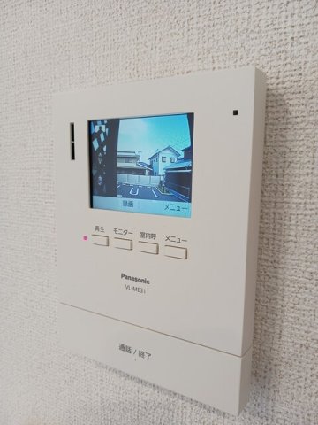 セキュリティ　モニター付きインターホンです
