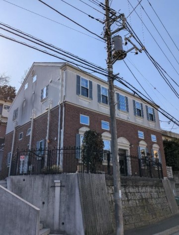 建物外観　レンガ調のデザイナーズ