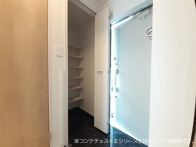 玄関　施工イメージです。