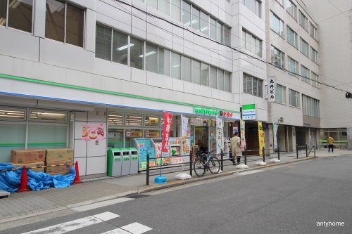 コンビニ　ファミリーマート 薬ヒグチ天神橋二丁目店（コンビニ）まで154m