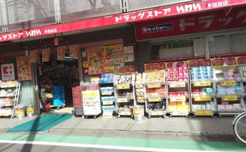 ドラックストア　ドラッグストアいわい早稲田店（ドラッグストア）まで341m