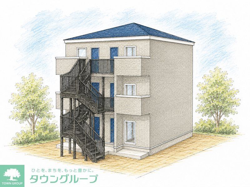 エントランス　防音仕様のQUIETシリーズ物件登場！！外観イメージイラス…