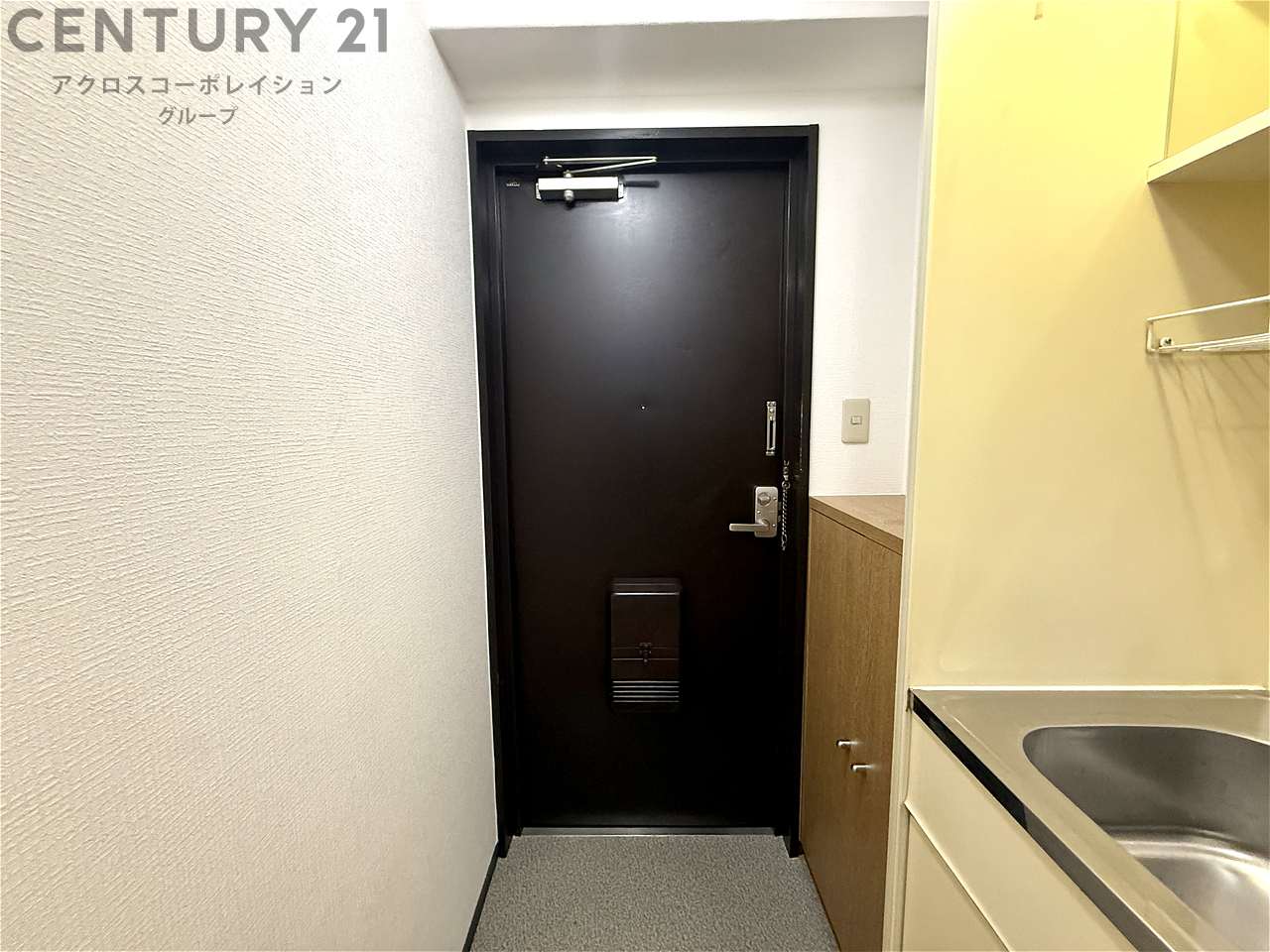 川西高田マンションの玄関写真