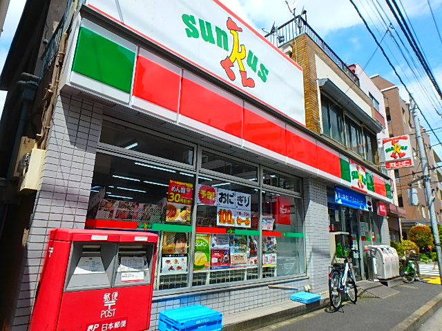 コンビニ　サンクス 西小岩3丁目店（コンビニ）まで387m