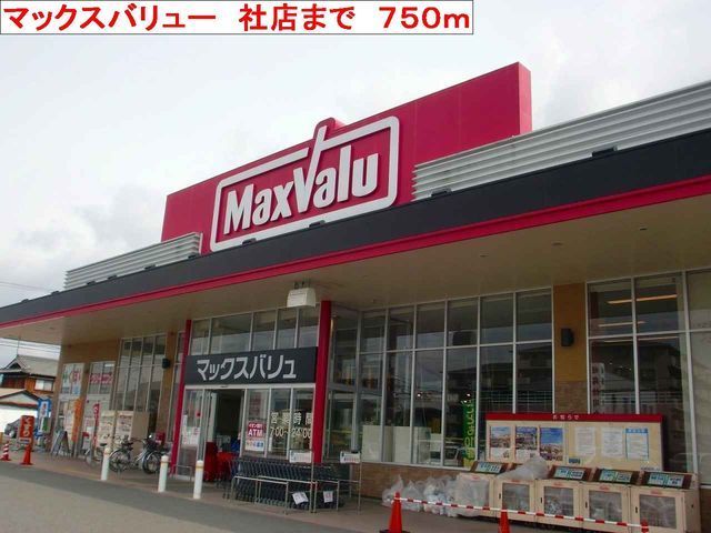 スーパー　マックスバリュ社店（スーパー）まで750m