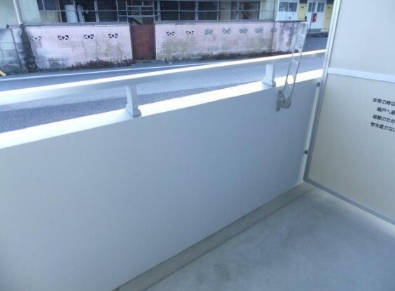 バルコニー　例）１０４号室