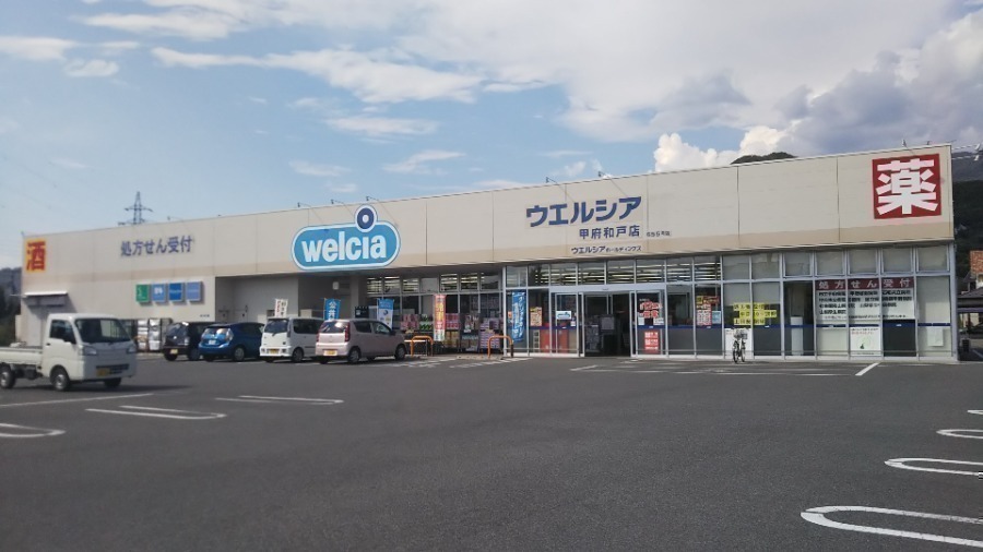 ドラックストア　ウエルシア甲府和戸店（ドラッグストア）まで1184m
