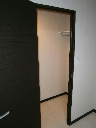 収納　大型のウォークインクローゼット