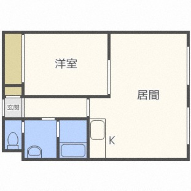 リバティ南郷通5の間取り写真