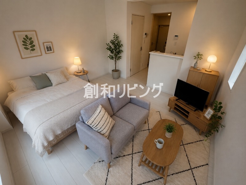 居室・リビング　家具・インテリアはCGです