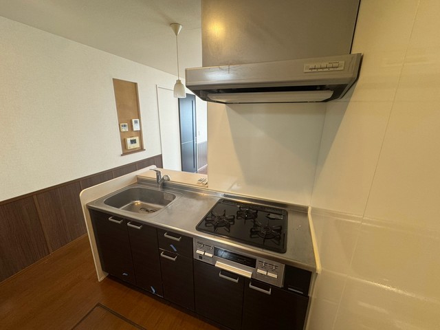 近鉄南大阪線 矢田駅 徒歩7分 2階建 築13年のキッチン写真