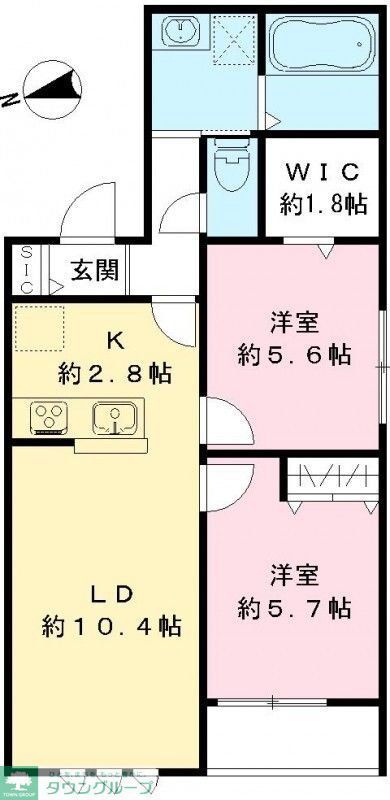 ラララ テラスの間取り写真