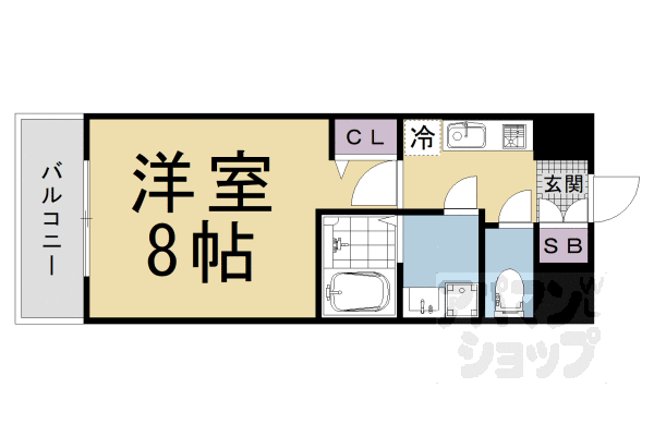 Daiwa Grace Maison 京都西七条の間取り写真