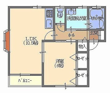 サンシティハイツCの間取り写真