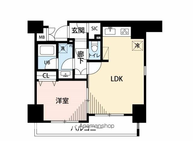 LUNIQ日本橋の間取り写真
