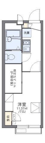 レオパレス森小路の間取り写真